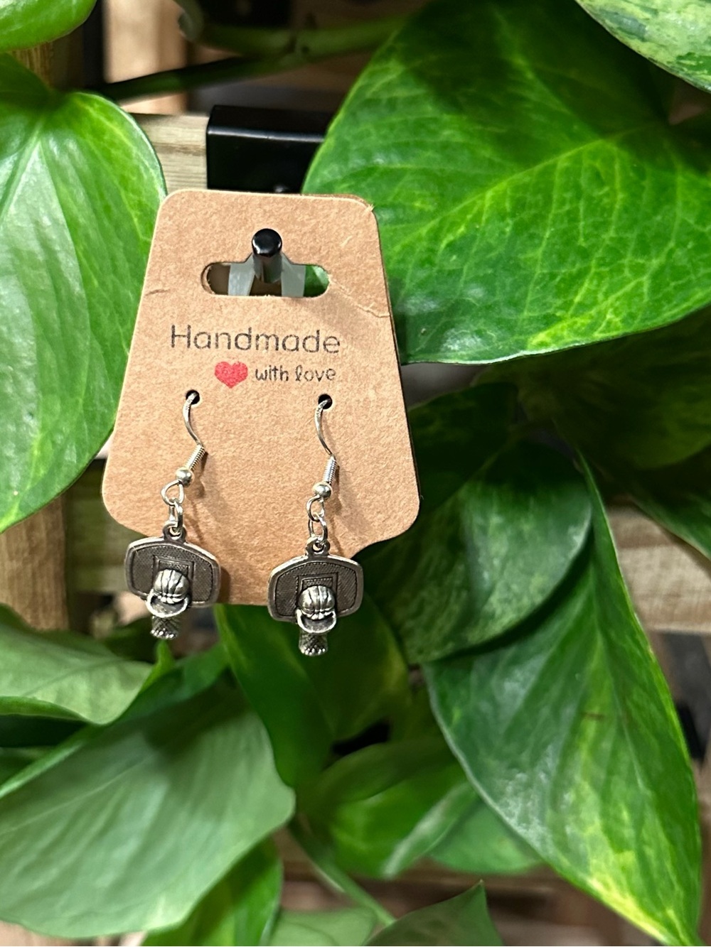 🏀✨ Basketball Net & Ball Fashion Hook Earrings |‎ Lightweight 🏀✨